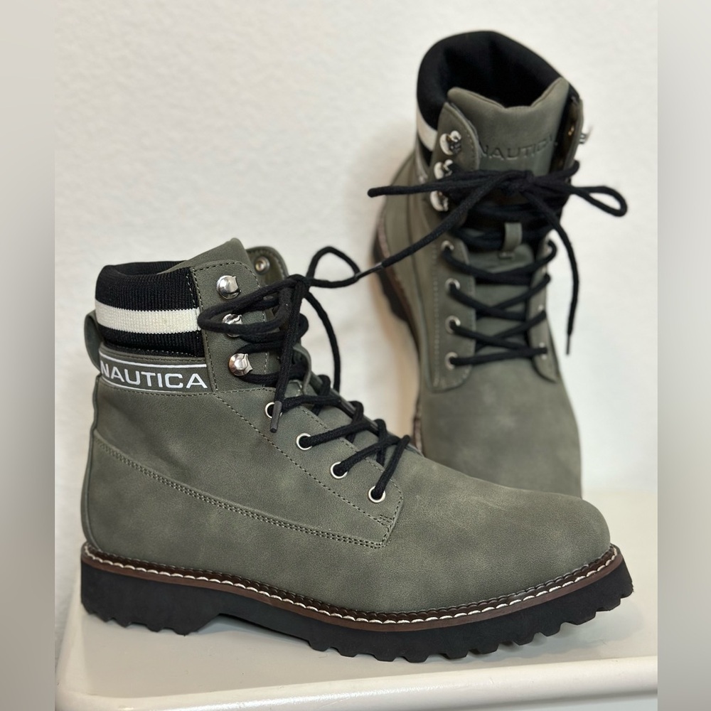 EUC NAUTICA Galia Hiking/ Combat Boots Size 8.5
